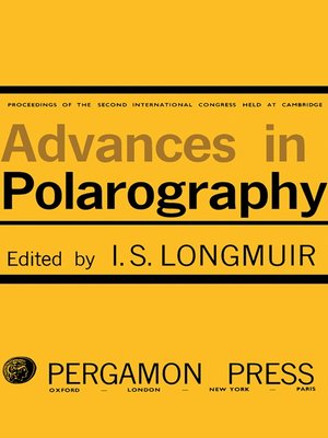 cover image of Advances in Polarography